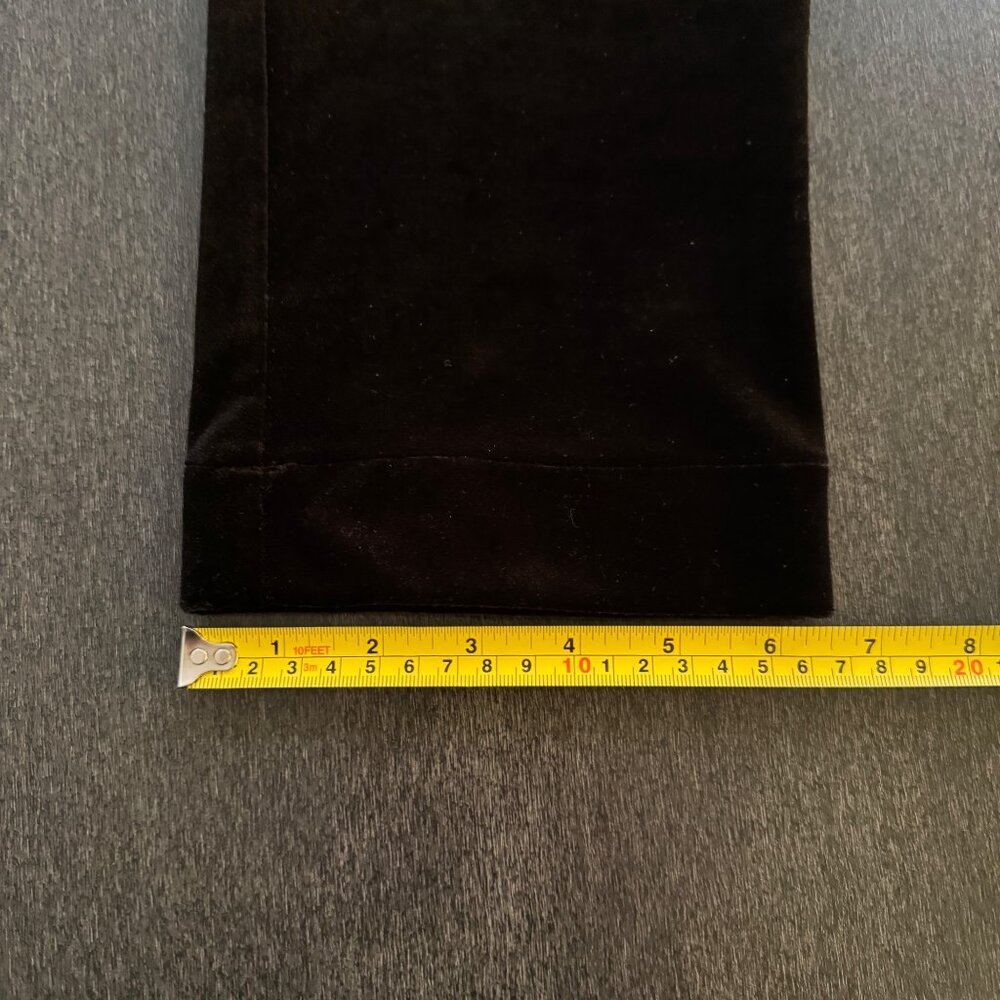 Chico's Design Women's Black Velvet Pants, Size 6 - Picture 8 of 8